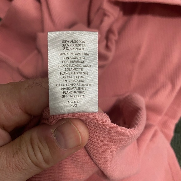 Derek Heart Women's Pink 1/4 Sleeve Fine Ribbed T-shirt Dress Size Medium - Picture 6 of 10